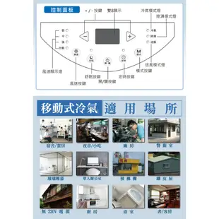 HERAN禾聯 2.3KW四機一體移動式空調 HPA-2OC【最終尾數出清!!】