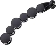 LIFKOME 1pc Banana Hair Clip Hair Clips Barrettes for Hair Ponytail Holder Clip Hair Pins Hair Bobby Pins Hair Ponytail Finger Puff Hair Scrunchie Chiffon Hairpins Black