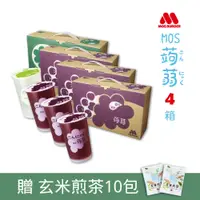 在飛比找PChome24h購物優惠-【MOS摩斯漢堡】經典蒟蒻禮盒 葡萄*3+檸檬*1 共4箱入