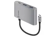Alogic VPLUCCR2ACH-SGR USB-C MultiPort Adapter with Card Reader/2 x