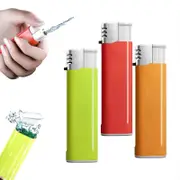 3 Pack Water Shooting Lighter - Water Shooting Toy Lighter, Fun Mini Water Gun Trick Toy for Adults, Party Prank -GSL Green