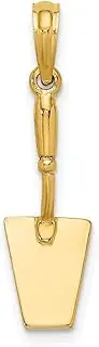 [JewelryWeb] 7.5mm Gold 3 d Concrete Tool Spatula Charm