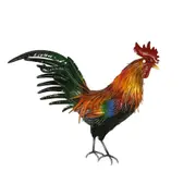 Sill & Sage Rooster Wall Art 55cm Home/Garden Decor Indoor Hanging Ornament