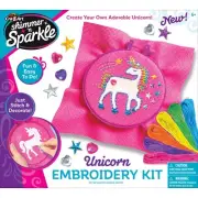 Cra-Z-Art Shimmer 'n Sparkle: Unicorn DIY Embroidery Kit