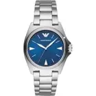 Emporio Armani Stainless Steel Gent's Quartz Wristwatch Mod. NICOLA 40mm, Black