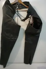 Biker Apparel Dual Deep Pocket Unisex Large Motorcycle Chaps Daniel Smart DS410