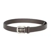 Ben Sherman Men's Leather Pin Buckle Casual Fashion Belt Dark Brown