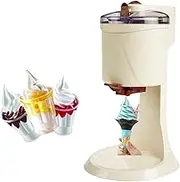 Home Ice Cream Maker, Sorbet Maker and Soft Serve, Yogurt Cone Ice Cream Maker for Fruit Dessert, Healthy