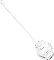 Didiseaon Practical Spiral Honey Stir Stick for Milk Tea Glass Safe Stirrer for Café