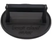 Best Chef Ever Heavy Duty Cast Iron Grill Press Burger Press Bacon Press Barb...
