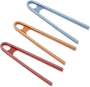 3 Pcs Silicone Mini Tongs, 5.51 Inch Small Silicone Tongs for Cooking, Small Tongs for Serving Food, Silicone Tongs Small for Sensory Toys Tools, Mini Tongs for Serving Kitchen Accessories