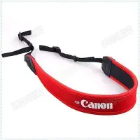 在飛比找Yahoo!奇摩拍賣優惠-For CANON 佳能 數位相機專用減壓背帶，紅色版【防滑