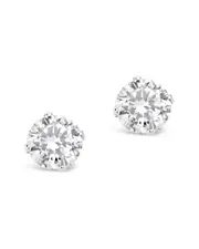 Sterling Forever Silver CZ Studs
