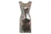 Girls On Film Womens/Ladies Aion Metallic Sequin Dress (Silver) - UTLZ216