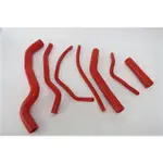 KKM YAMAHA FZ1 FZ-1 2006-2012 SILICONE RADIATOR HOSE RED