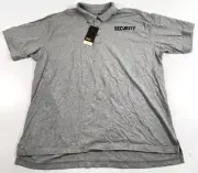 NWT 2XL 5.11 TACTICAL TACTICAL POLO S/S SHIRT SECURITY 71182 HEATHER GREY