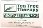 Tea Tree Therapy Soap-Vegetable Base With Tea Tree 3.5 oz Bar Soap