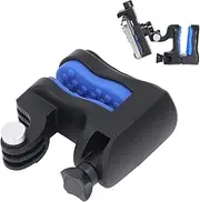 Motorcycle Helmet Chin Mount for Action Camera, POV Recording Adjustable Helmet Camera Mount for Insta 360, Osmo Action and More (Without Phone Mount)