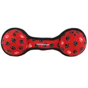“NEW” Tuffy Ultimate 2 Ball Tug Dog Toy in Red