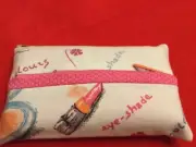 Travel Pocket Tissue Holder Makeup Beauty Christmas Stocking Stuffer 5” X 3”