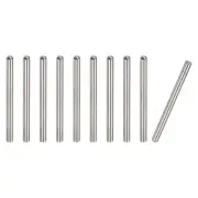 3.5x40mm Dowel Pins, 10pcs Round Head Flat Chamfered End Dowel Pin