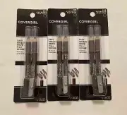 Lot Of 3 NEW Covergirl Easy Breezy Brow Fill & Define Pencil 505 Rich Brown