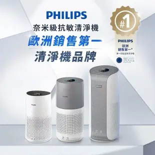 【Philips 飛利浦】 奈米級空氣清淨機-360度高效過濾★適用23-26坪(AC3858)