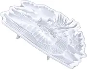 Dragon Head Craft Mold White DIY Resin Epoxy Mold for Wall Decor Half-Solid Dragon Statue