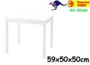 IKEA KRIT Children Kids Table Study Play Craft Art Desk White Bench Work Eat