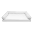 INSERT ONLY - Style 6 Queen Mattress Bolster Pillow Cushion Polyester Fiberfill
