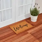 Welcome Coir Door Mat