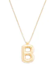 Bloomingdale's Fine Collection Helium Initial Pendant Necklace in 14K Gold, 16-18