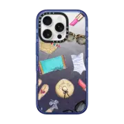 iPhone 16 Pro Impact Case MagSafe Compatible Summer Style (Fashion Illustration Transparent Case)