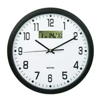 在飛比找蝦皮購物優惠-CL-151 14吋LCD顯示掛鐘 時鐘 鬧鐘 掛鐘 壁鐘 