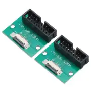 2pcs FFC FPC Connector Board 16 Pin Double Row DC3 Male Pin Header Strip Adapter