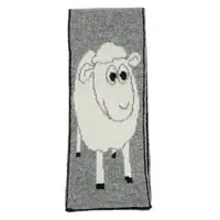 在飛比找樂天市場購物網優惠-可愛羊【灰】紐西蘭美麗諾純羊毛圍巾