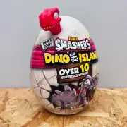 ZURU Smashers Dino Island Mini Surprise Egg Over 10 Surprises - NEW