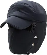 [Bxzpzplj] Winter Hat Winter Hat, Cold-Proof and Warm Hat, Thickened and Velvet Ear Protection, Windproof Hat Winter Hats/54