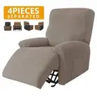 4 pieces Jacquard Recliner Sofa Cover Living Room Elastic Relax Armchair cover