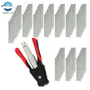 Hog Ring Gun Pliers C Clip Auto Feed Fence Fencing Nailer Wire Ringer 2500PCS