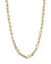 Alberto Amati 14K Yellow Gold Paperclip Link Chain Necklace, 18 OS