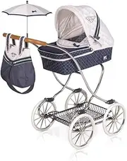 Folding Top Collection Doll Pram - DeCuevas Toys