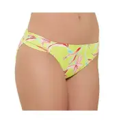 Juniors' Ninety-Nine Degrees Floral Side-Tab Hipster Swim Bottoms