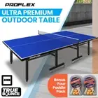 PROFLEX Outdoor Table Tennis Table Ping Pong Balls Racket Pingpong Paddle Pack