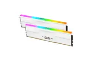 Silicon Power XPOWER Zenith RGB 64GB(32GBx2) CL30,1.35V UDIMM 6000MHz DDR5 RAM - White, SP064GXLWU60AFDH