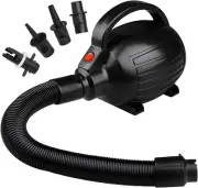 600W Electric Air Pump for Inflatable Boat, 110-120V AC Quick Fill Air Mattress