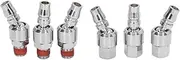 Swivel Air Plug Hardened Steel Quick Connect Industrial Hose Fitting for Pneumatic Tools