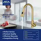 ACA Pull Out Kitchen Mixer Tap Swivel Spout Brass Laundry Sink Faucet Lever WELS