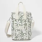 Canvas Drinks Cooler Bag The Vacay Olive