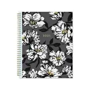 2025 Blue Sky Baccara Dark 8.5" x 11" Weekly & Monthly Planner Plastic Cover